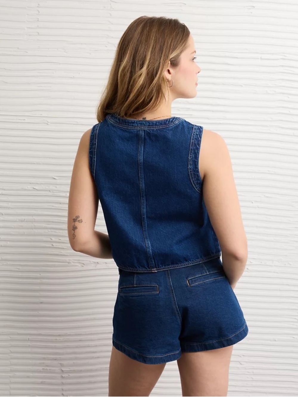 NWT American Eagle Denim Vest - Picture 4 of 11